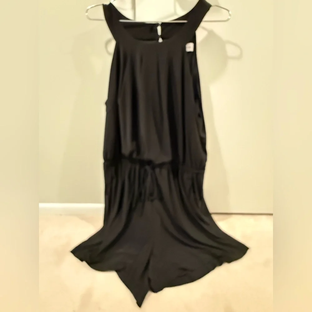 Emma & Michele Black Women's Short Romper